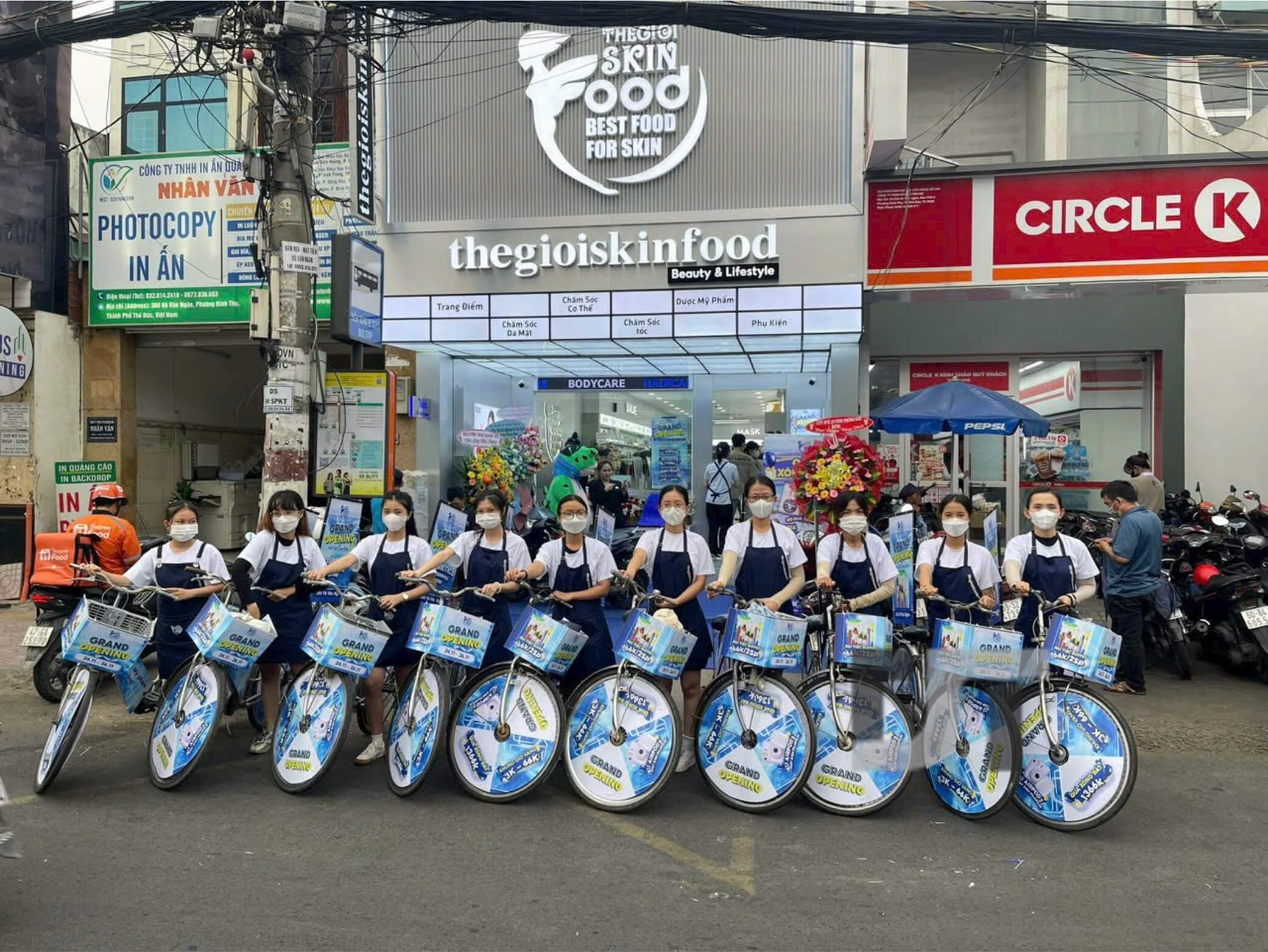 D&T Media quảng cáo roadshow cho thế giới skinfood